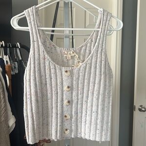 Hem & Thread Poly Top NWT